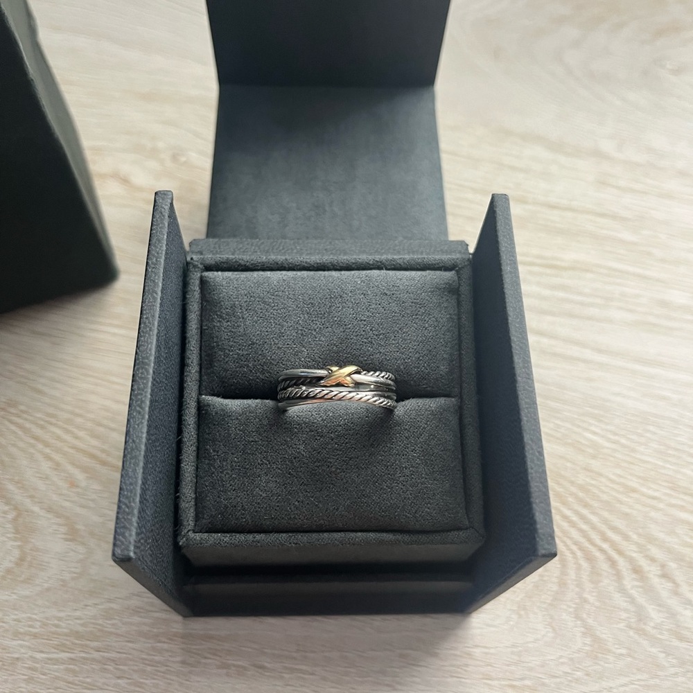 David Yurman crossover ring